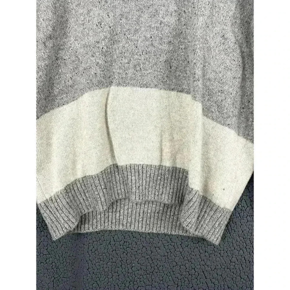 Gap Lambswool Sweater Men's Donegal Eng Stripe XL Gray - Picture 12 of 12
